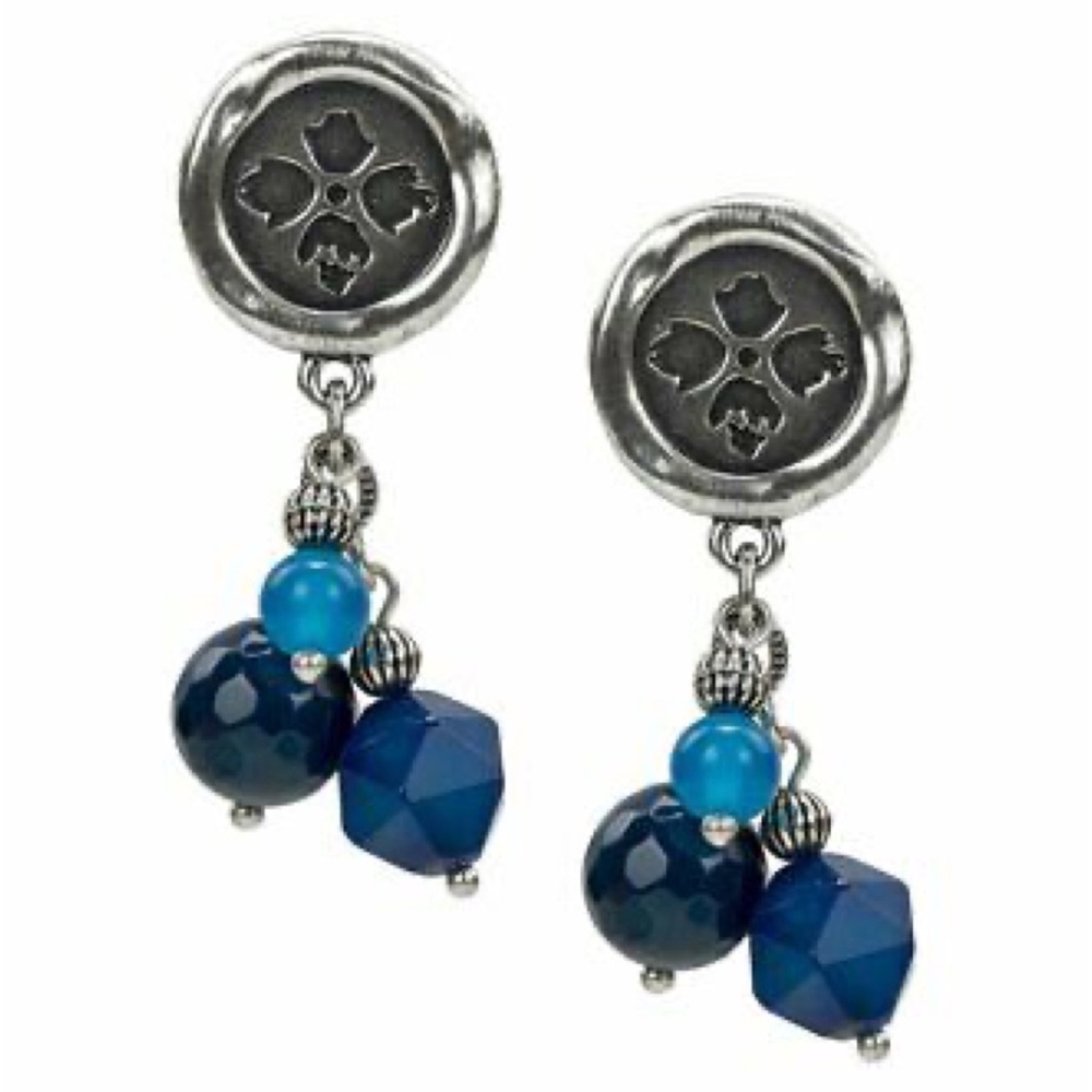 Patricia Nash Wax Floret Charm Earrings